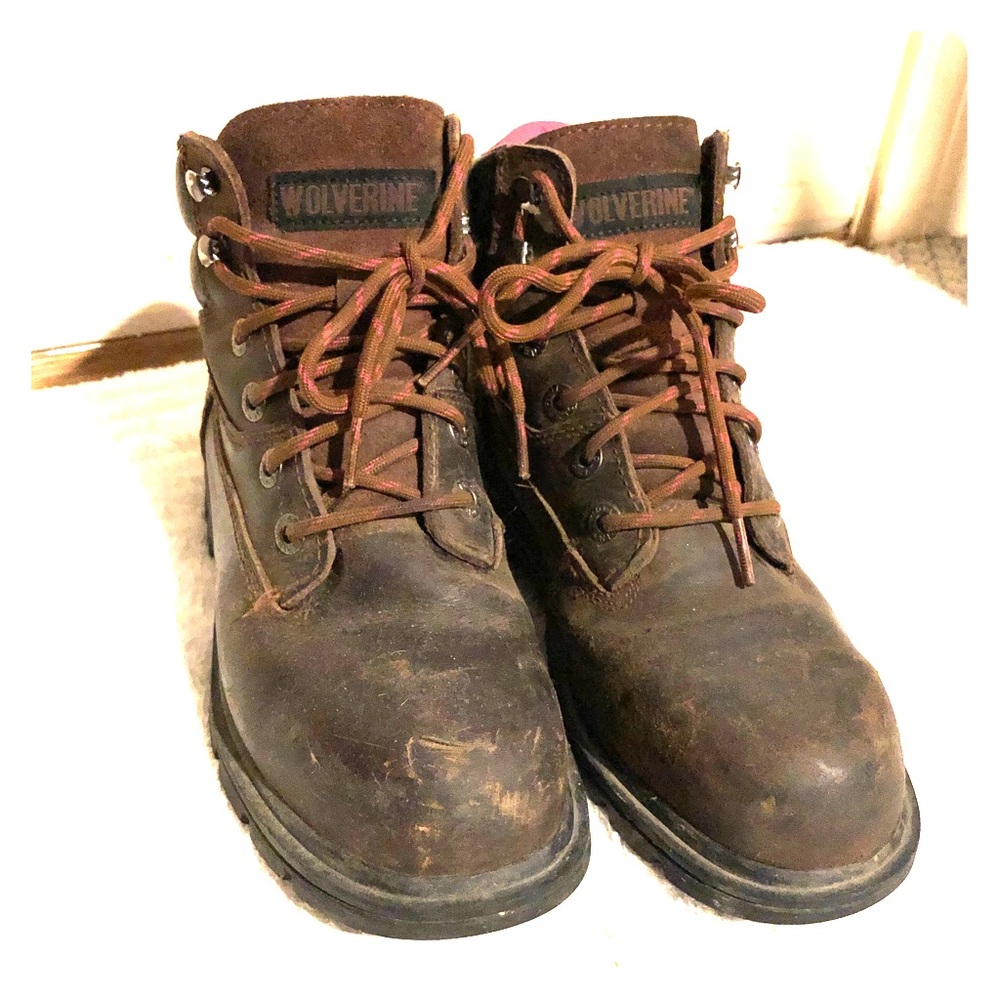 WOLVERINE Womens Piper Composite Toe Lace Up Boots